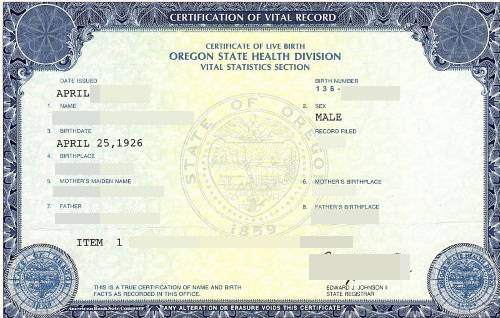 美國出生證公證認證